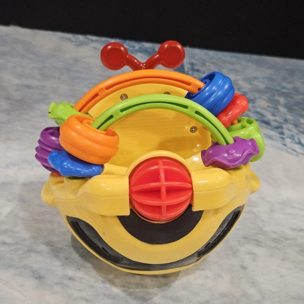 Fisher Price‎ Gigglin' Bee Ball Baby Toy Lights Sounds Tested Works